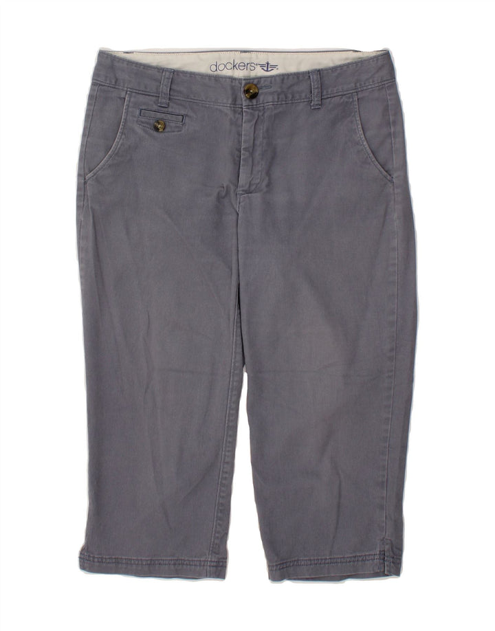 DOCKERS Womens Capri Capri Trousers US 6 Medium W30 L20 Navy Blue Cotton Vintage Dockers and Second-Hand Dockers from Messina Hembry 
