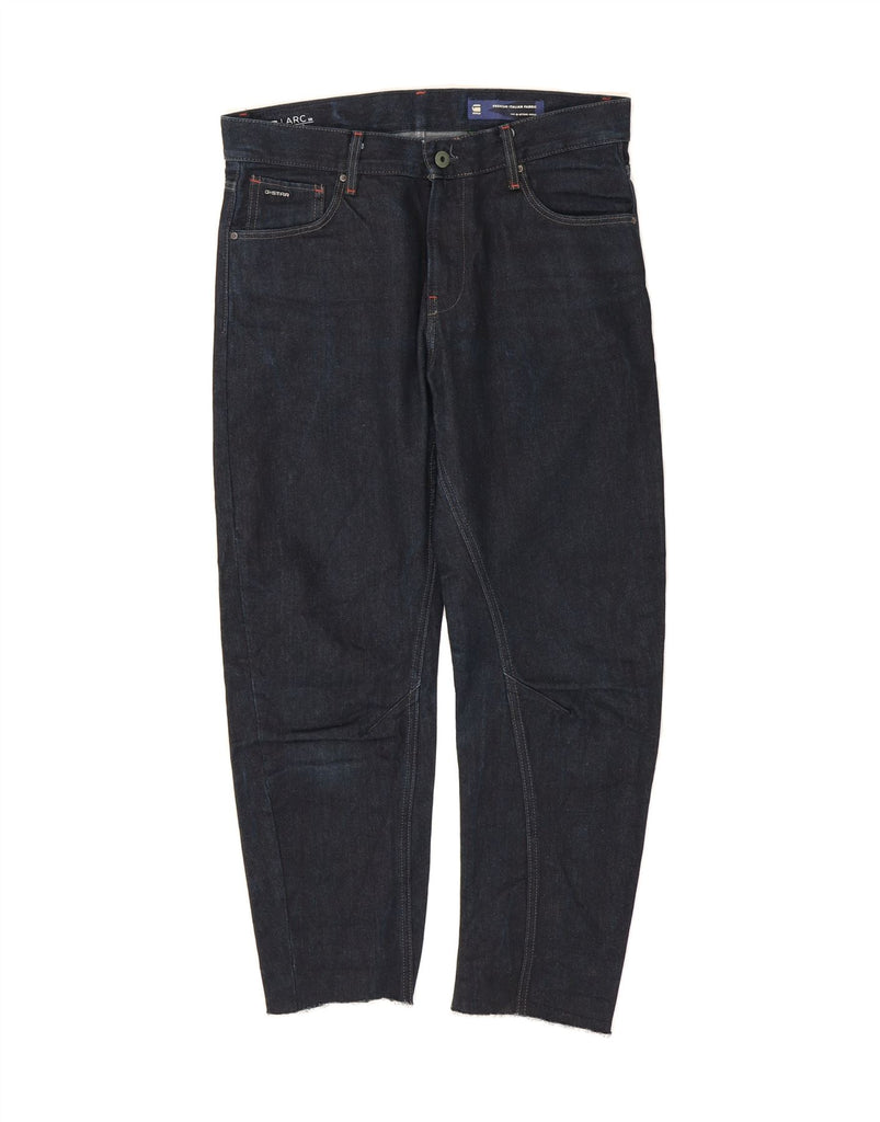 G-STAR Mens 3D Arc Banana Cropped Jeans W27 L26 Navy Blue Cotton Vintage G-Star and Second-Hand G-Star from Messina Hembry 