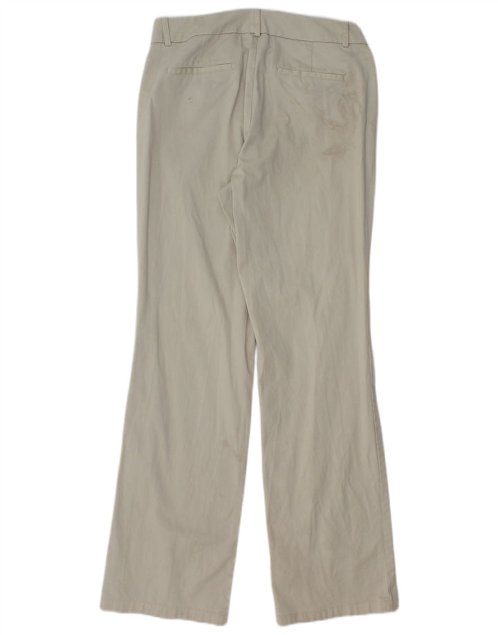 DOCKERS Womens Ideal Fit Casual Trousers US 6 Medium W28 L30 Beige