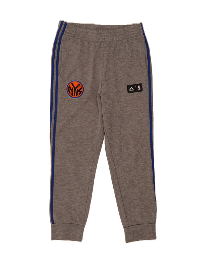 ADIDAS Mens New York Knicks Tracksuit Trousers Joggers Medium  Grey Vintage Adidas and Second-Hand Adidas from Messina Hembry 