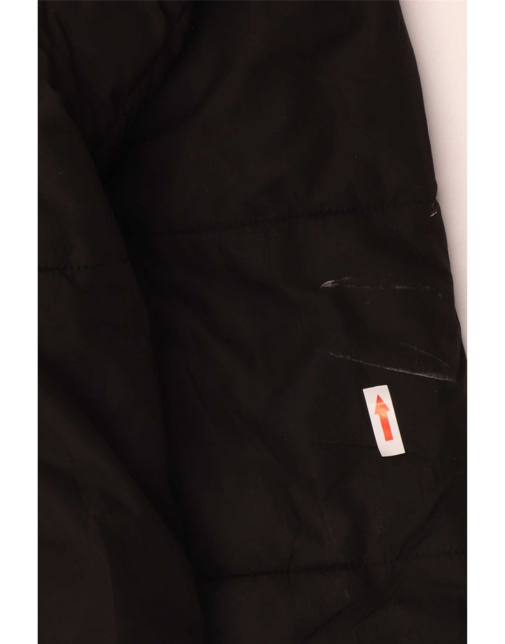 Zara Womens Oversized Padded Jacket UK 10 Small Black Polyester