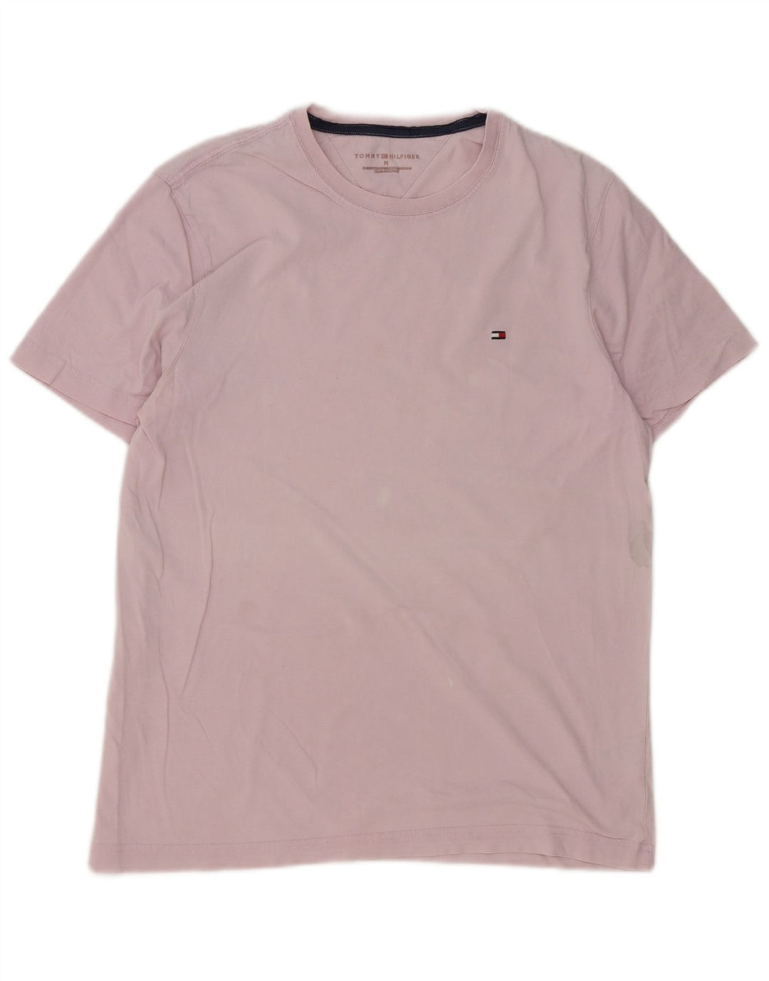 Tommy Hilfiger Mens T-Shirt Top Medium Pink Cotton