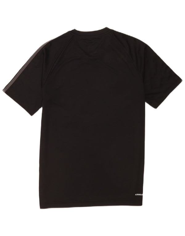 Adidas Mens Aeroready T-Shirt Top Small Black Polyester