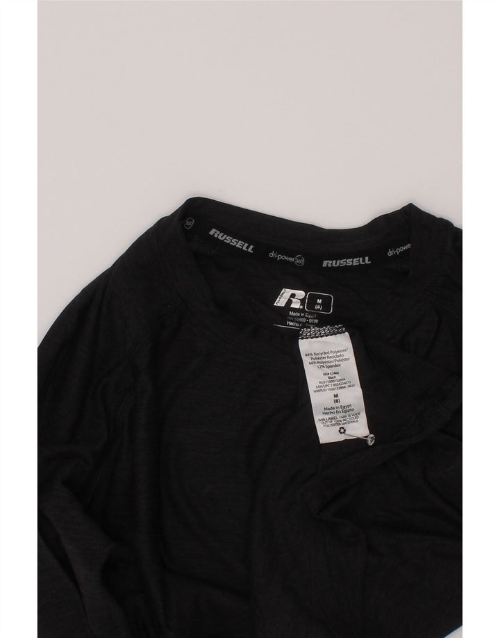 Russell Athletic Boys Dri-Power Top Long Sleeve 7-8 Years Medium Black