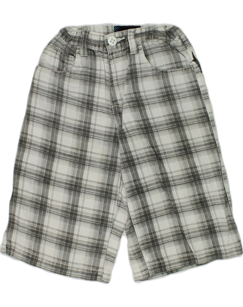 BILLABONG Boys Casual Shorts 11-12 Years W26 Grey Check Cotton | Vintage Billabong | Thrift | Second-Hand Billabong | Used Clothing | Messina Hembry 