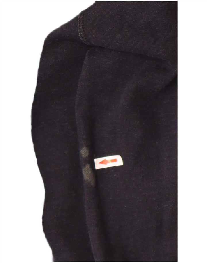 Marc Jacobs Mens Graphic Sweatshirt Jumper Small Navy Blue Cotton