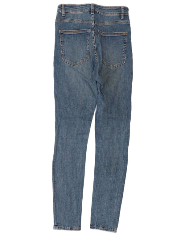 Zara Womens Skinny Jeans EU 36 XS W26 L27 Blue Cotton