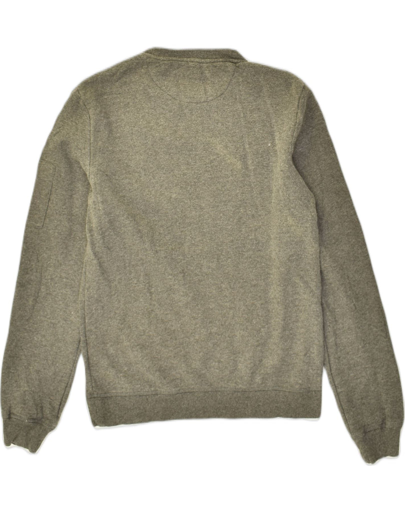 FIRETRAP Mens Sweatshirt Jumper Small Grey Cotton | Vintage Firetrap | Thrift | Second-Hand Firetrap | Used Clothing | Messina Hembry 