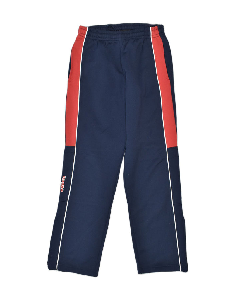 KAPPA Boys Tracksuit Trousers 11-12 Years XL Navy Blue Colourblock | Vintage | Thrift | Second-Hand | Used Clothing | Messina Hembry 