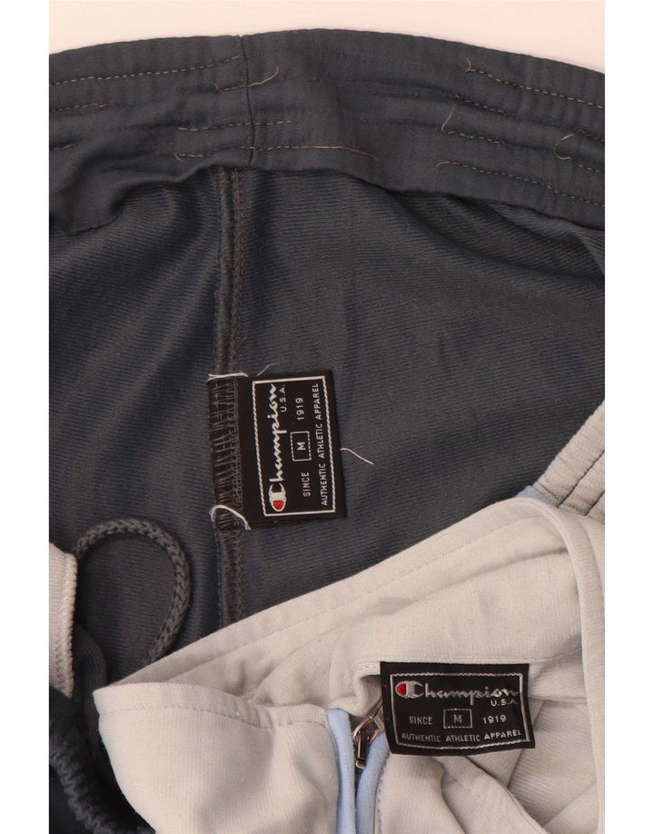Champion Mens Full Tracksuit Medium Black Colourblock Polyester