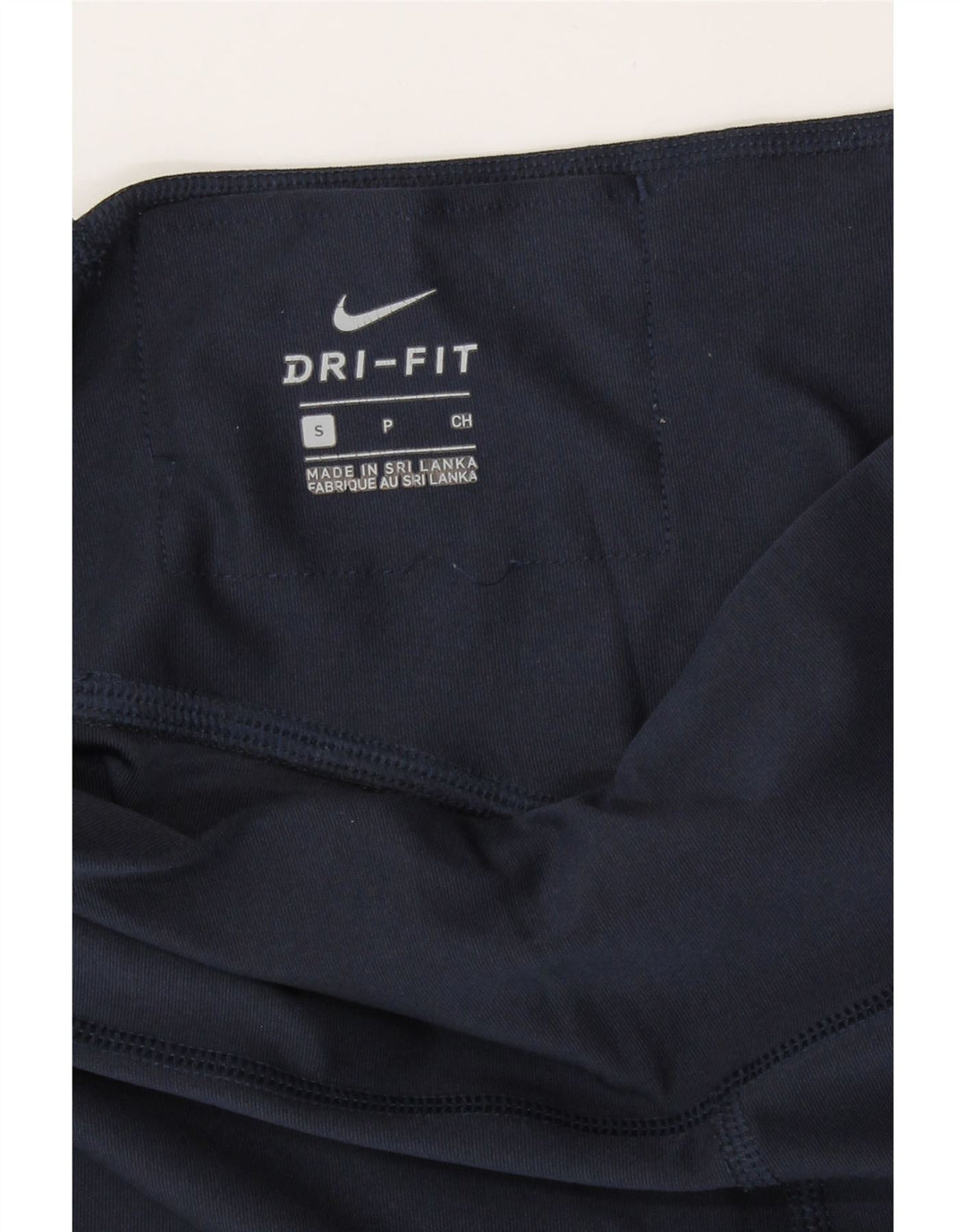 Nike Womens Dri Fit Graphic Leggings UK 8 Small  Navy Blue