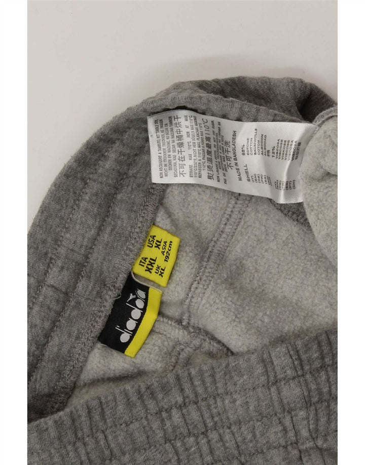 Diadora Mens Tracksuit Trousers XL  Grey Cotton