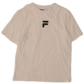 Fila Mens T-Shirt Top Medium White Cotton