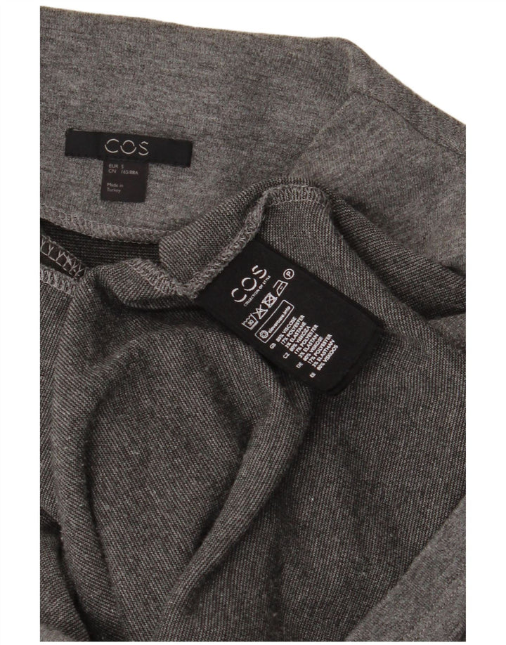 Cos Womens Jumper Dress UK 10 Small Grey Viscose