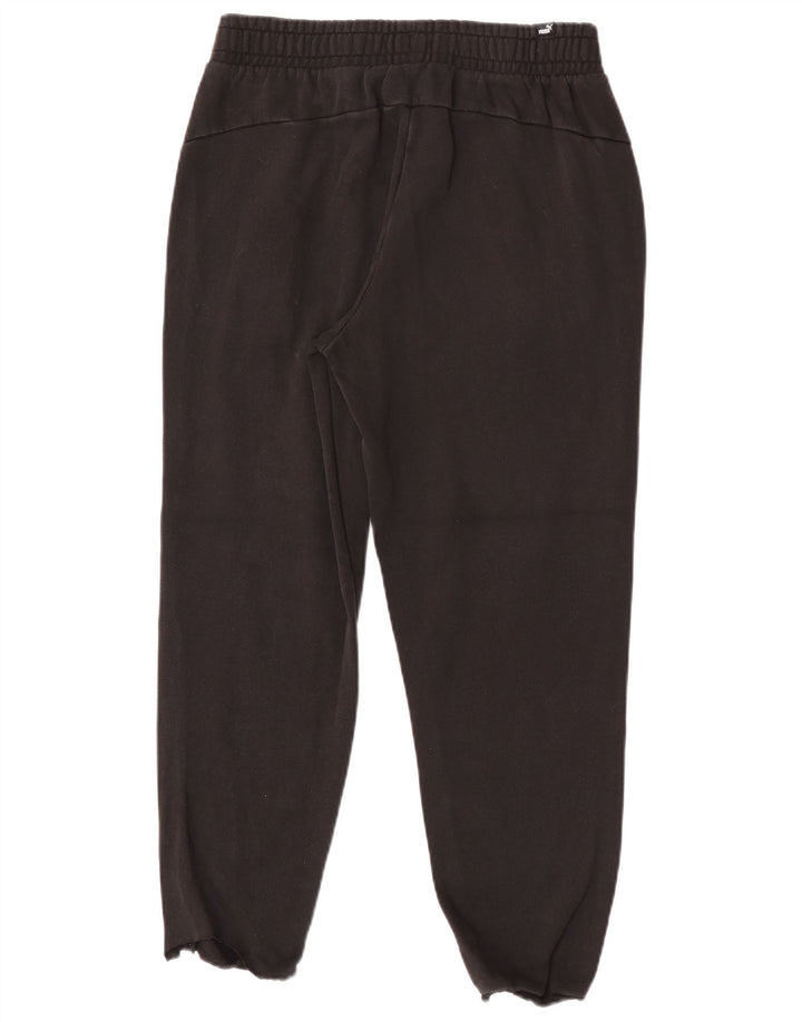 Puma Mens Tracksuit Trousers Medium  Black Cotton