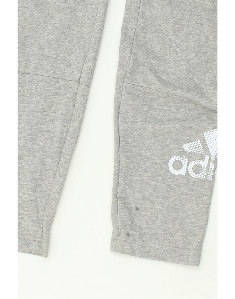 ADIDAS Mens Graphic Tracksuit Trousers Large Grey Cotton | Vintage Adidas | Thrift | Second-Hand Adidas | Used Clothing | Messina Hembry 