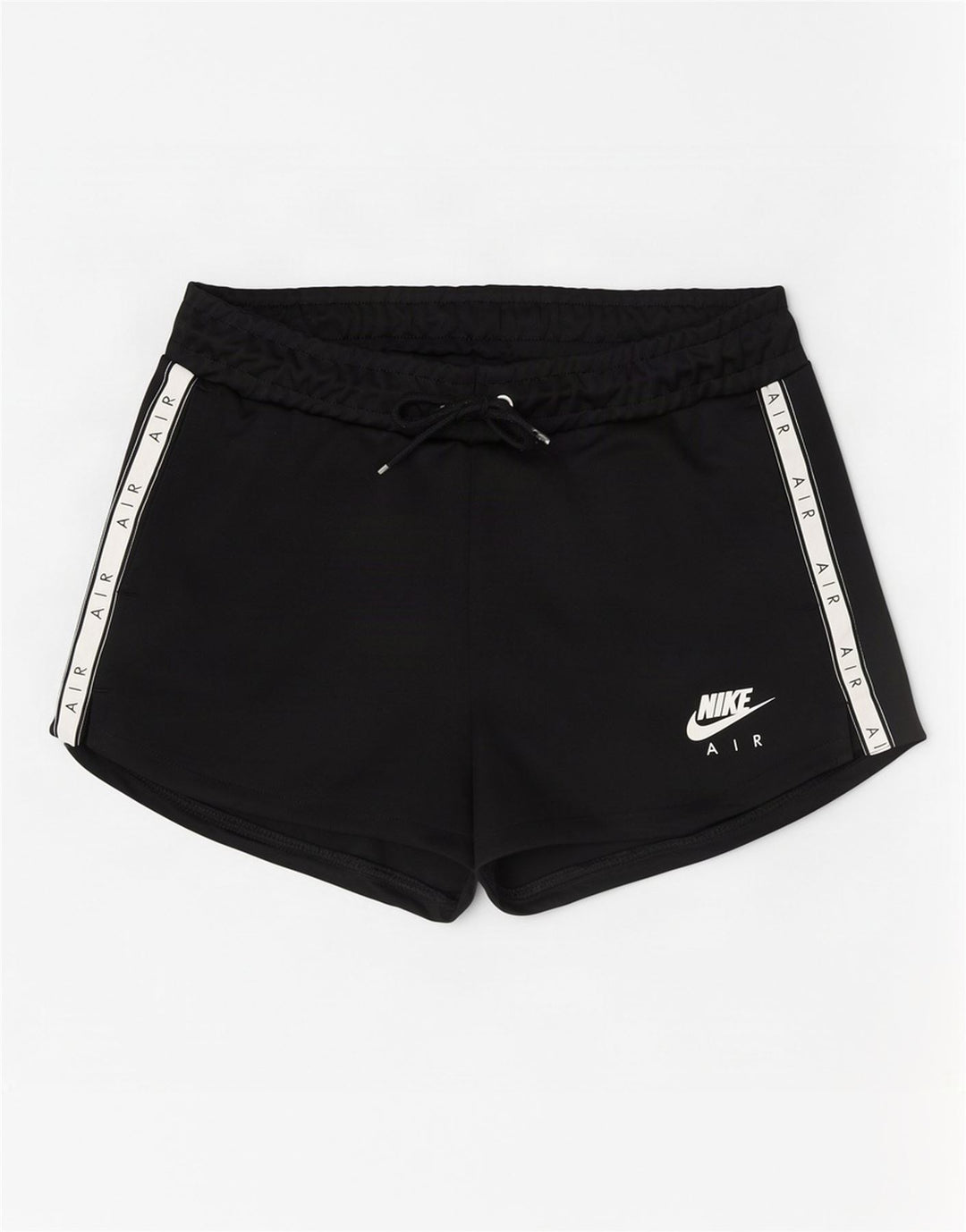 Nike Womens Graphic Sport Shorts UK 12 Medium Black Colourblock Polyester