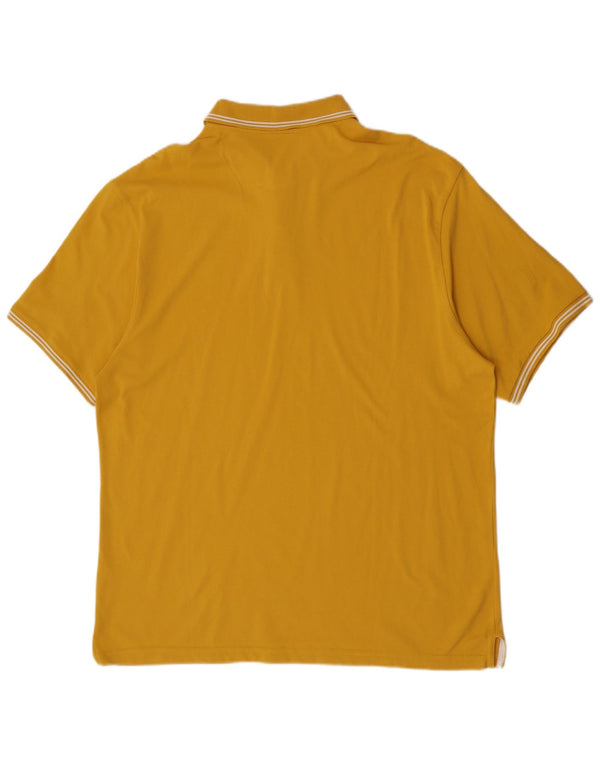 Champion Mens Easy Fit Polo Shirt 3XL Yellow Cotton
