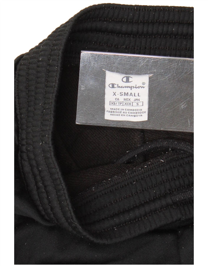 CHAMPION Womens Tracksuit Trousers UK 6 XS  Black