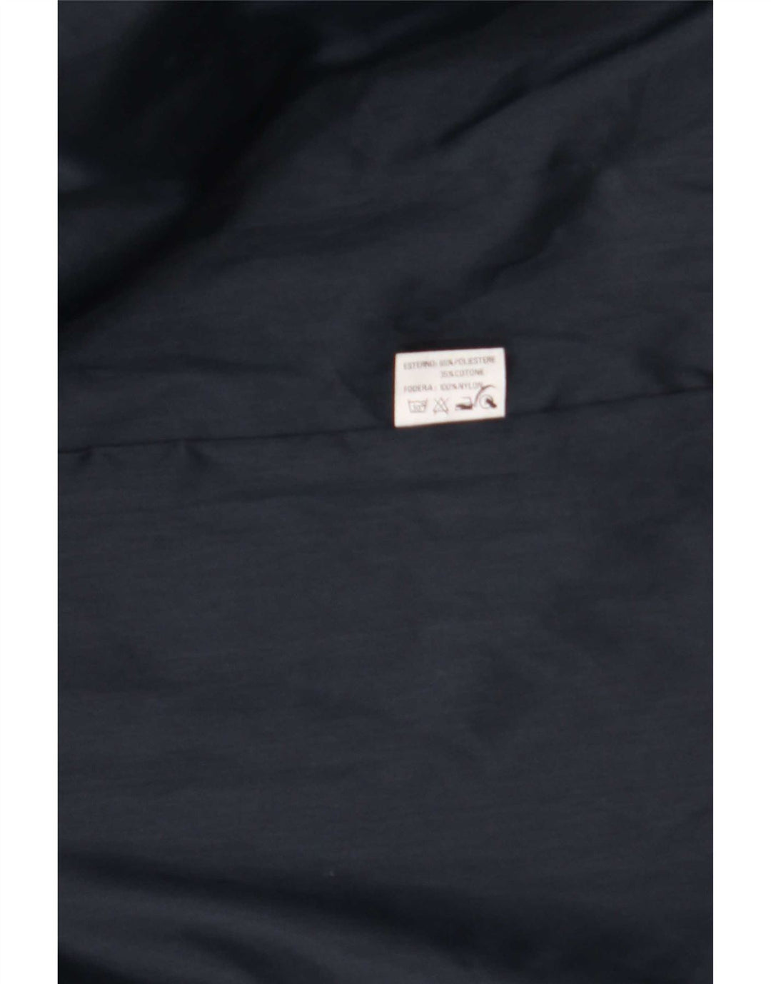 Giramondo Mens Loose Fit Overcoat UK 38 Medium Navy Blue Polyester