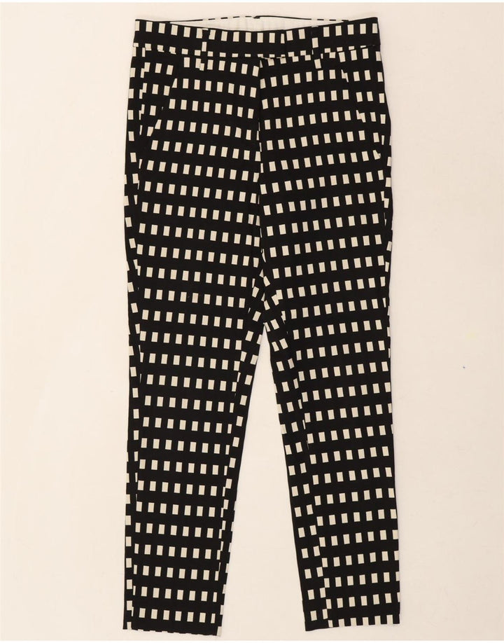 DONDUP Womens Slim Casual Trousers W30 L26 Black Geometric Vintage Dondup and Second-Hand Dondup from Messina Hembry 