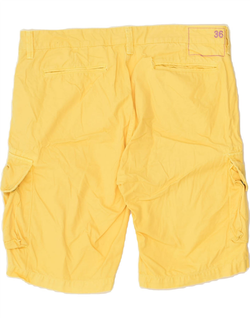 SUN68 Mens Cargo Shorts W36 Large  Yellow Cotton | Vintage Sun68 | Thrift | Second-Hand Sun68 | Used Clothing | Messina Hembry 