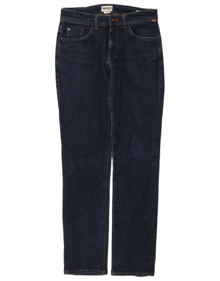 Timberland Womens Slim Jeans W30 L32 Navy Blue Cotton