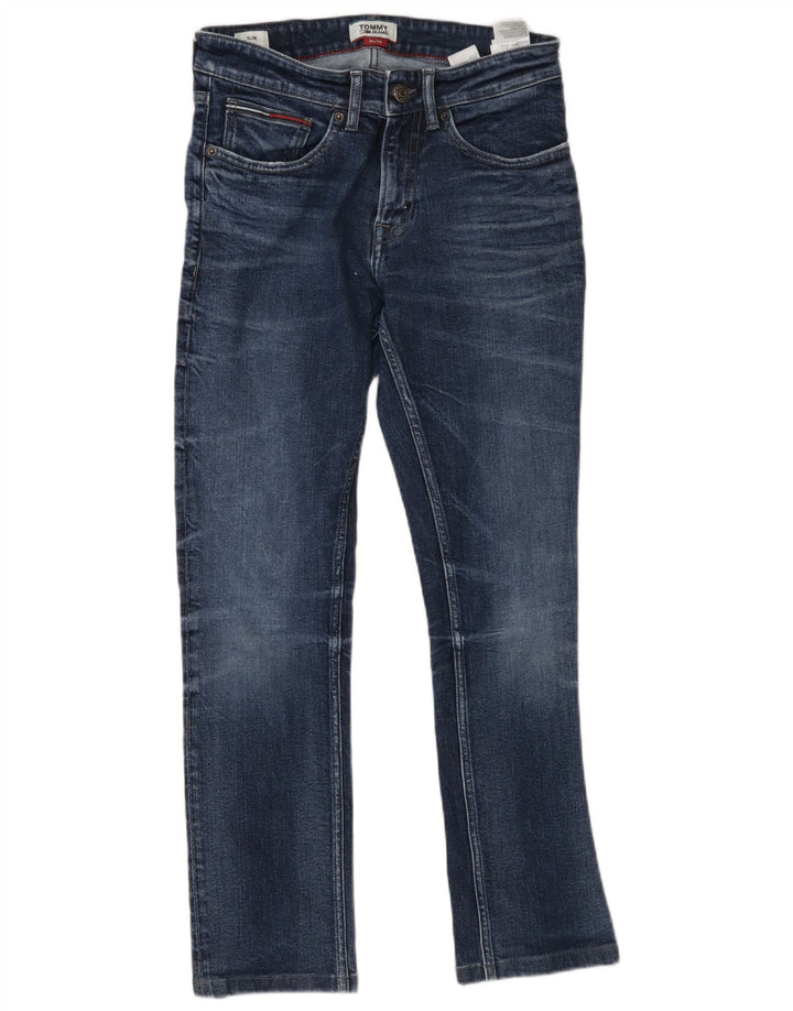 Tommy Hilfiger Mens Slim Jeans W30 L32 Blue Cotton
