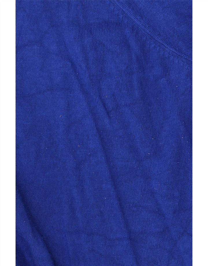 Marks & Spencer Womens Cardigan Sweater UK 20 XL Blue Viscose