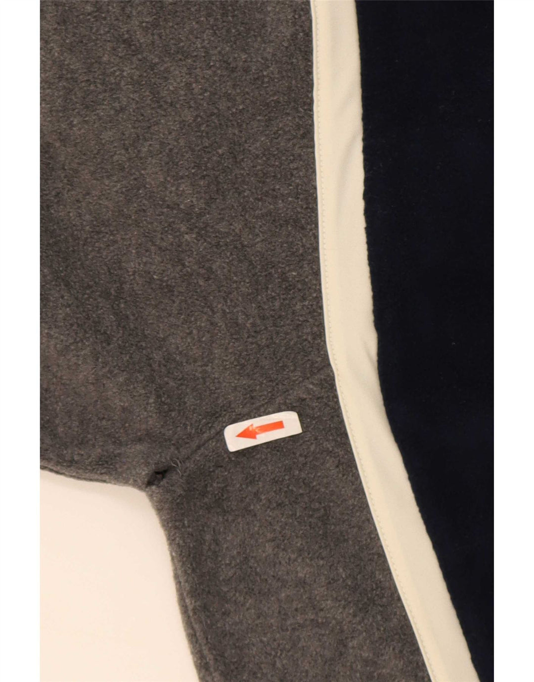 Campagnolo Mens Zip Neck Fleece Jumper Medium Grey Colourblock Polyester