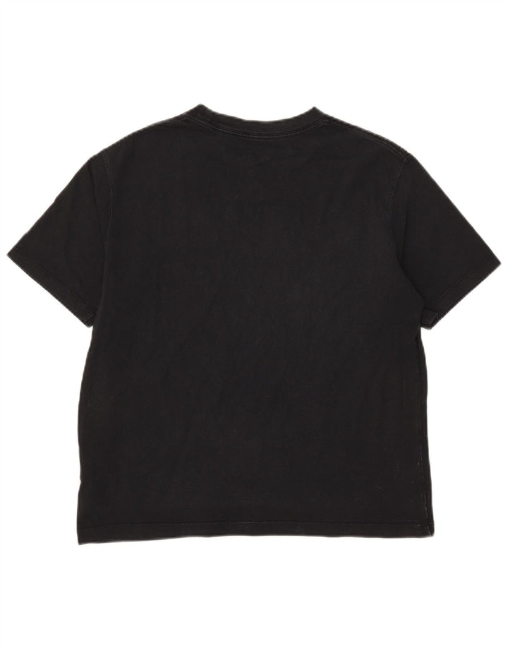 Jordan Womens T-Shirt Top UK 10 Small Black Cotton