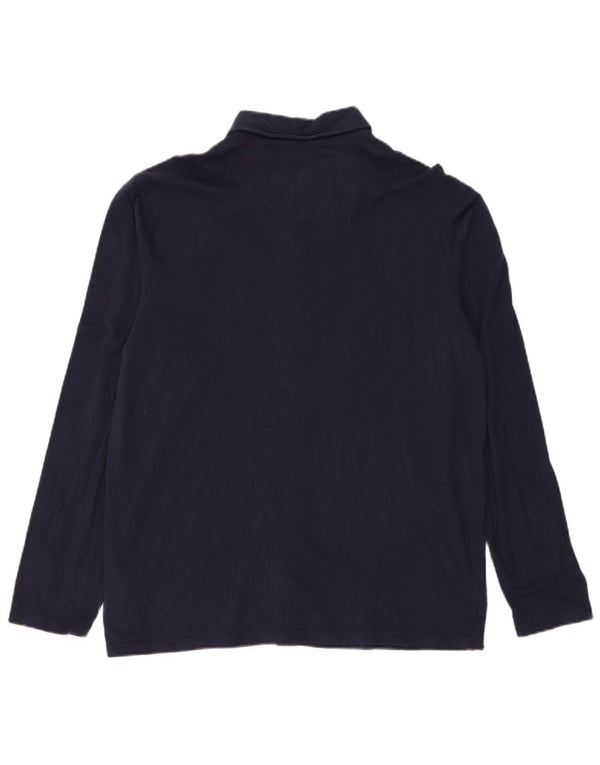 Timberland Mens Slim Fit Shirt XL Navy Blue Cotton