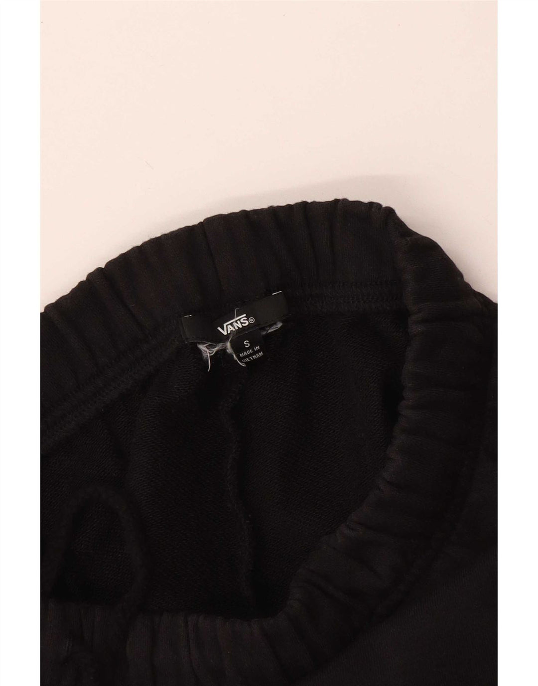 Vans Womens Graphic Tracksuit Trousers Joggers UK 10 Small  Black