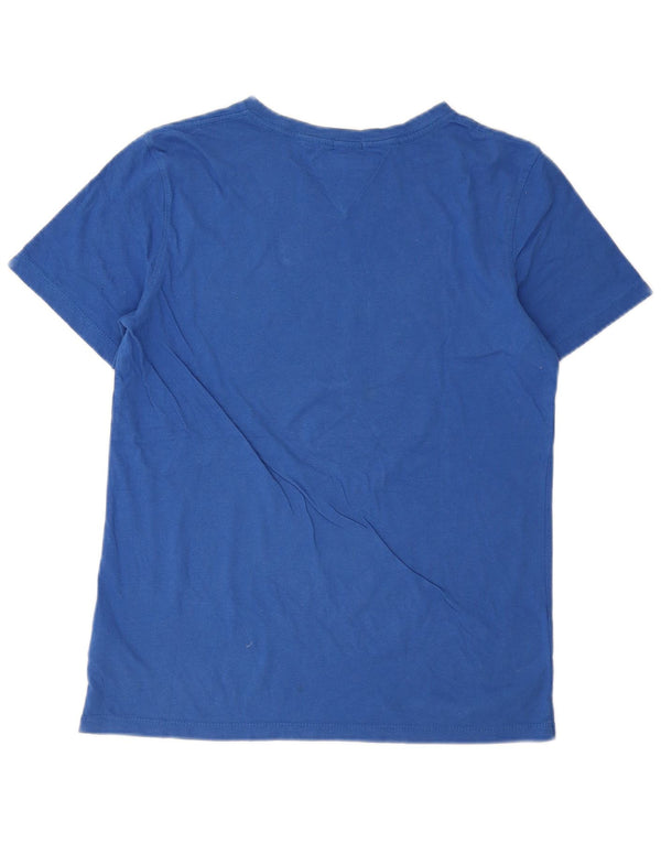 Tommy Hilfiger Boys Regular Fit Graphic T-Shirt Top 15-16 Years Blue Cotton