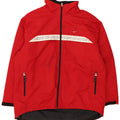 Nike Mens Windbreaker Jacket UK 44 2XL Red Colourblock Polyester