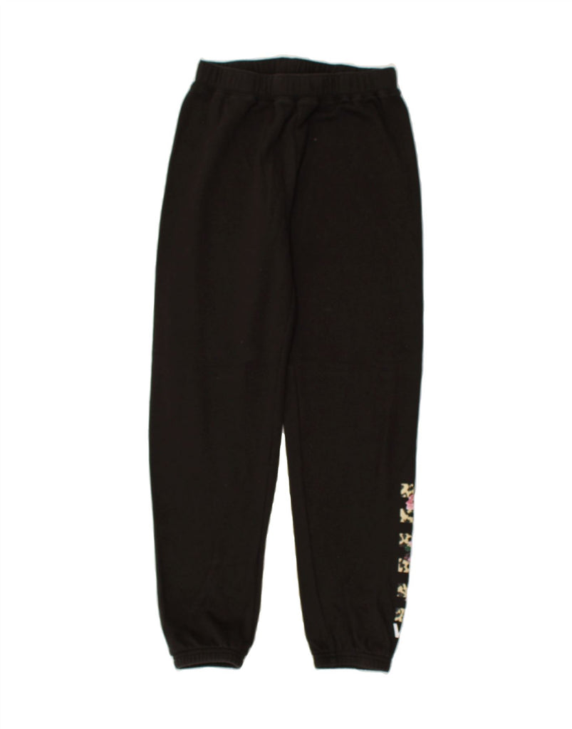 VANS Girls Graphic Tracksuit Trousers Joggers 10-11 Years Large Black | Vintage Vans | Thrift | Second-Hand Vans | Used Clothing | Messina Hembry 