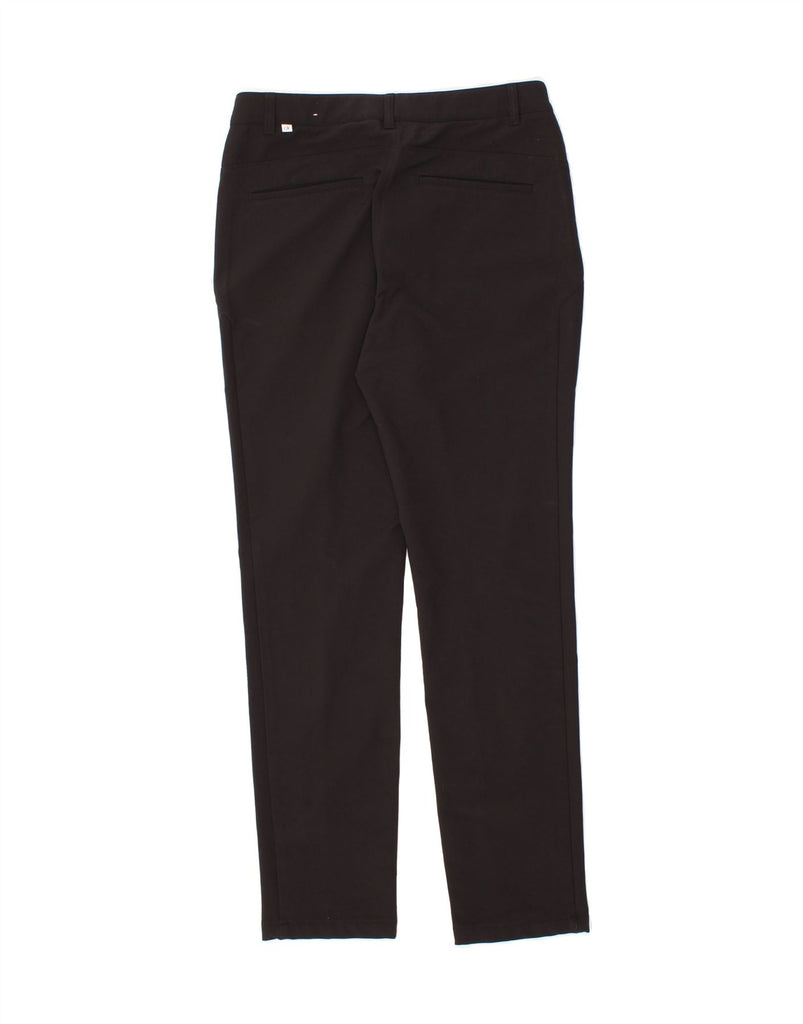 CALVIN KLEIN Womens Slim Chino Trousers UK 12 Medium W31 L31  Black Vintage Calvin Klein and Second-Hand Calvin Klein from Messina Hembry 