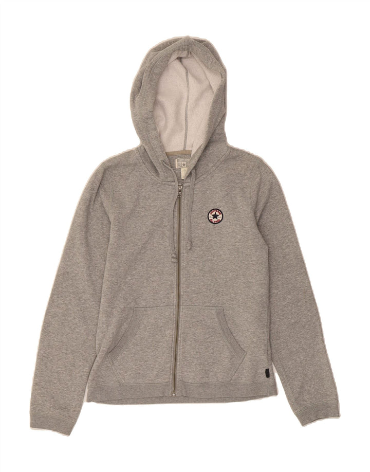CONVERSE Boys Zip Hoodie Sweater 13-14 Years Large Grey Cotton Vintage Converse and Second-Hand Converse from Messina Hembry 
