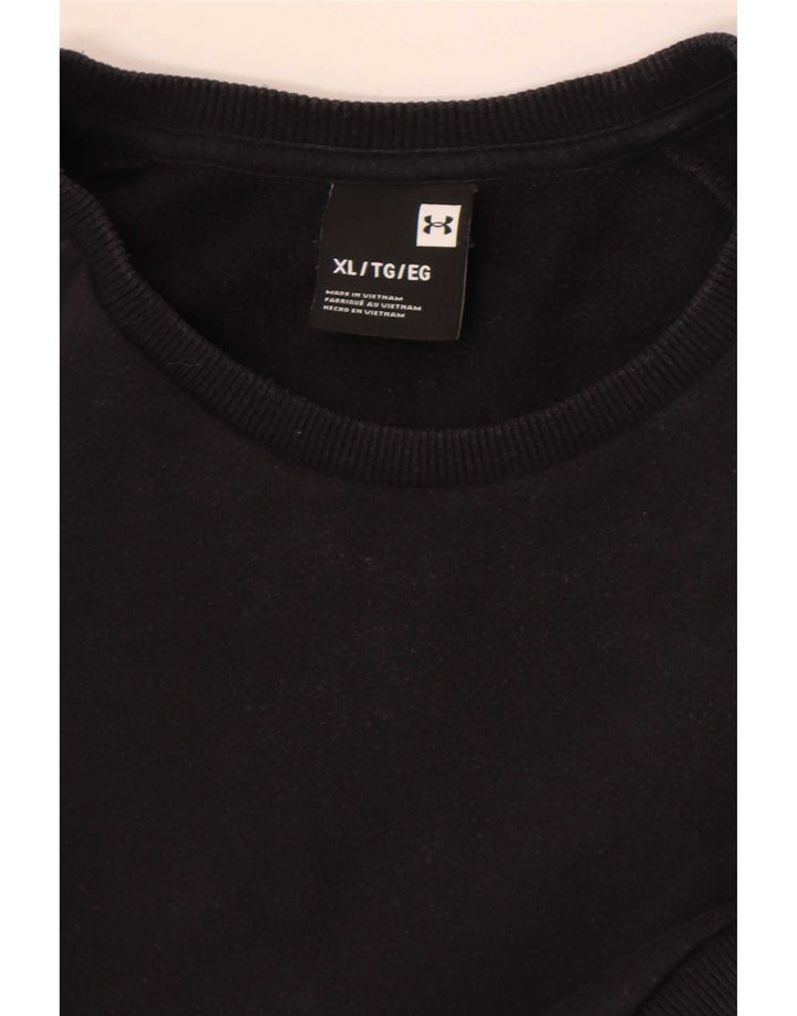 Under Armour Mens Sweatshirt Jumper XL Black