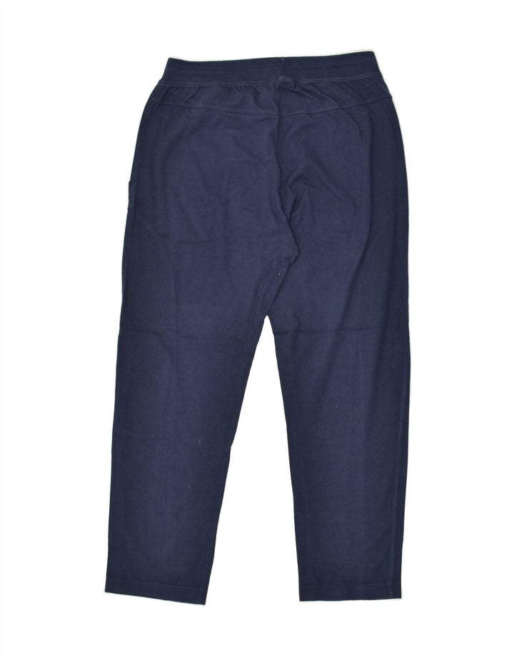 CHAMPION Womens Heritage Classics Tracksuit Trousers UK 14 Large Navy Blue | Vintage Champion | Thrift | Second-Hand Champion | Used Clothing | Messina Hembry 