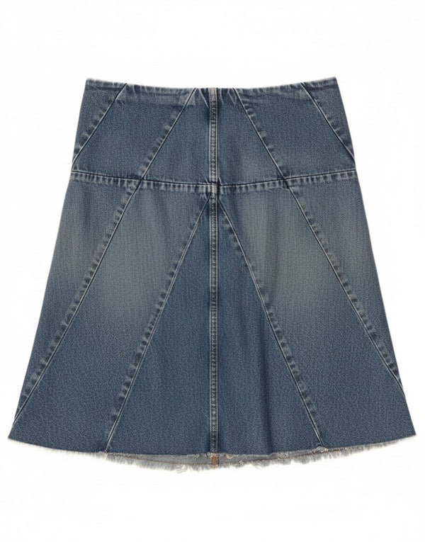 Nautica Womens Denim Skirt US 6 Medium W30  Blue Cotton