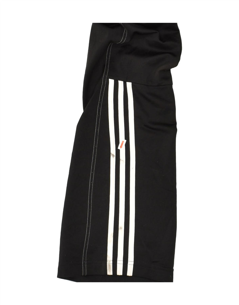 ADIDAS Mens Tracksuit Trousers Small Black Polyester | Vintage Adidas | Thrift | Second-Hand Adidas | Used Clothing | Messina Hembry 