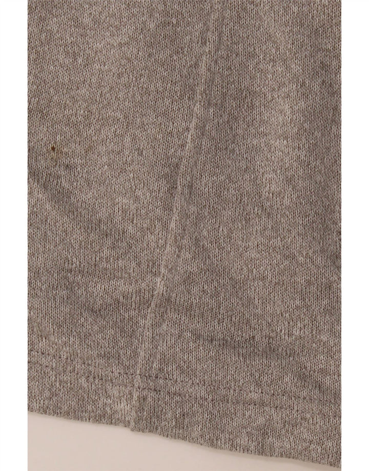 Eddie Bauer Womens Zip Hoodie Sweater UK 18 XL Grey Polyester