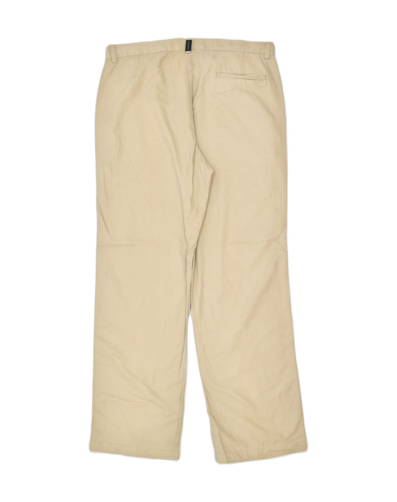 DKNY Mens Tapered Chino Trousers W36 L32 Beige Cotton | Vintage | Thrift | Second-Hand | Used Clothing | Messina Hembry 