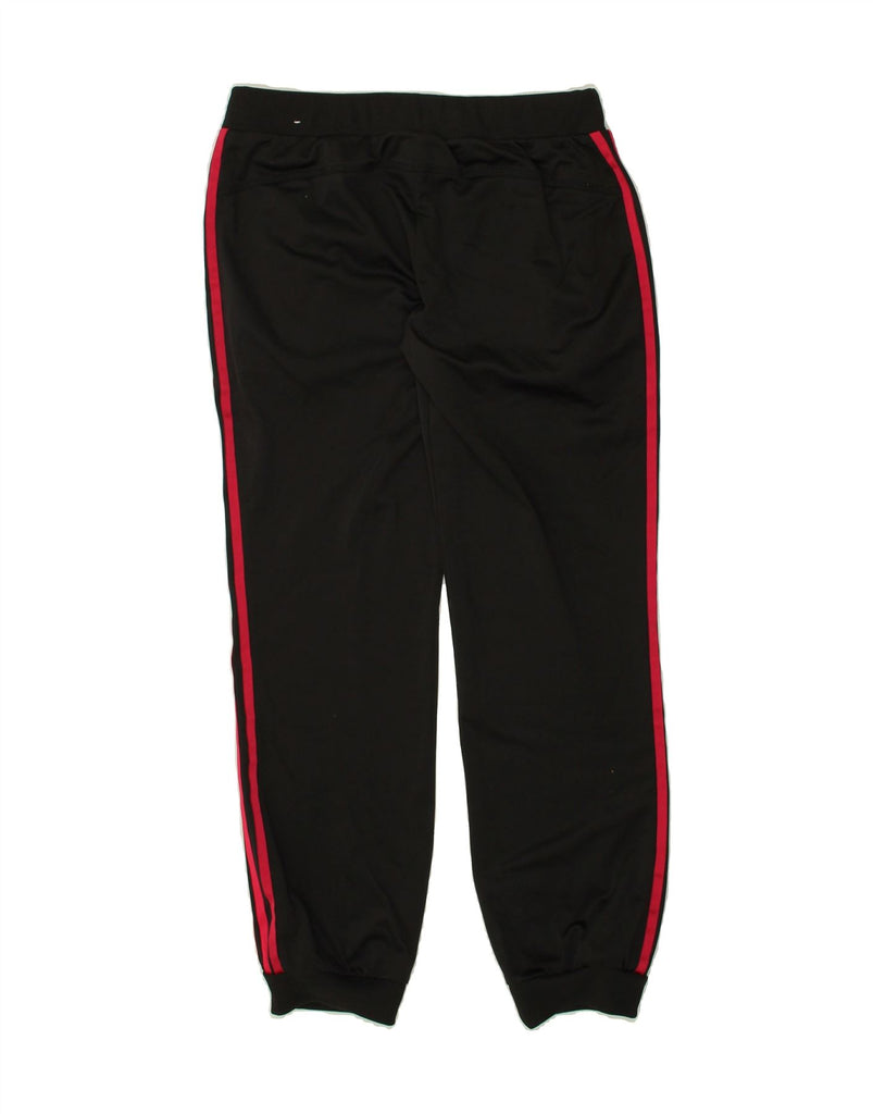 ADIDAS Womens Tracksuit Trousers Joggers UK 12/14 Medium Black Vintage Adidas and Second-Hand Adidas from Messina Hembry 