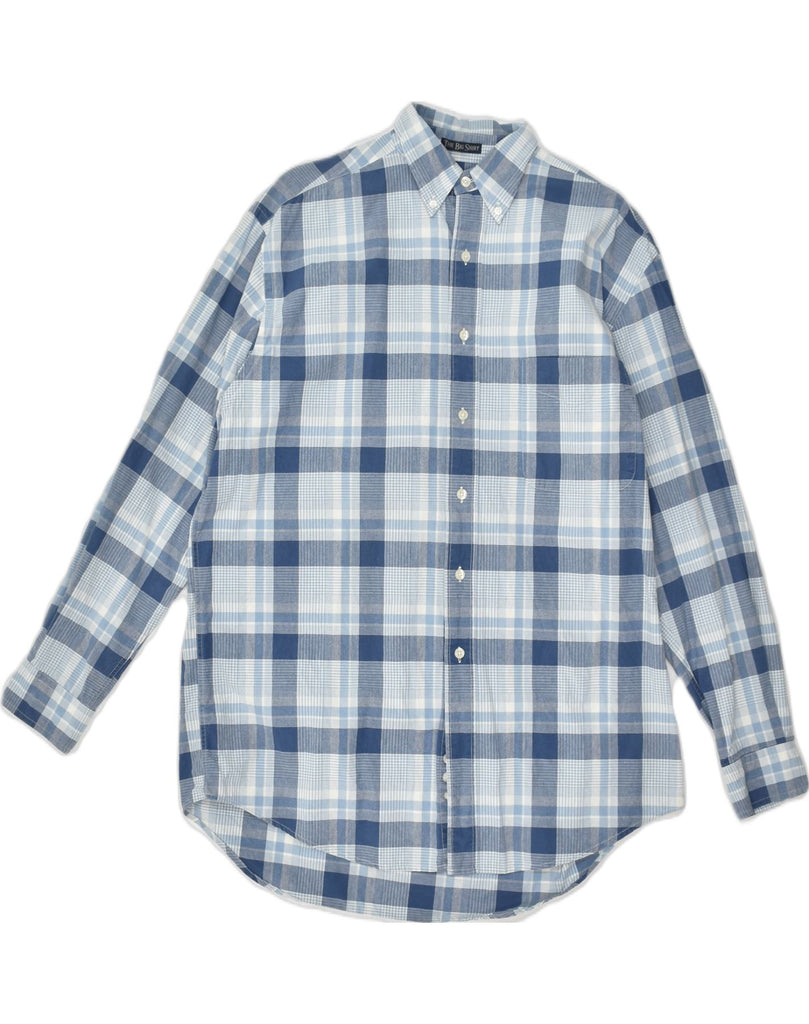 ABERCROMBIE & FITCH Mens Shirt Small Blue Check Cotton | Vintage Abercrombie & Fitch | Thrift | Second-Hand Abercrombie & Fitch | Used Clothing | Messina Hembry 