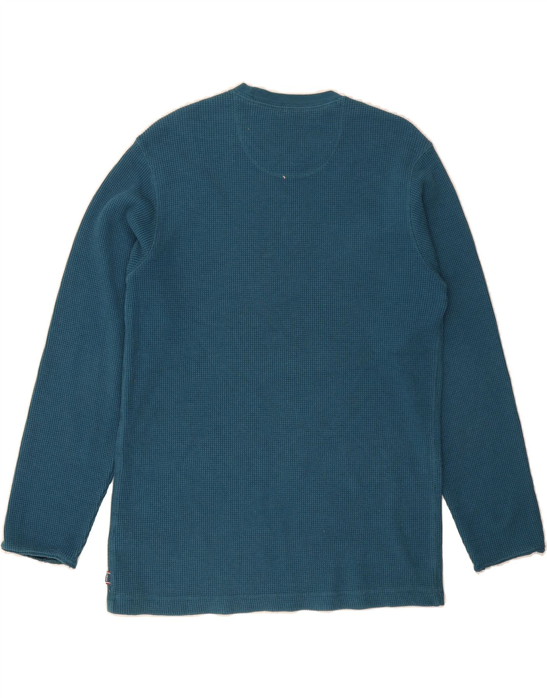 IZOD Mens Top Long Sleeve Medium Blue Cotton Vintage Izod and Second-Hand Izod from Messina Hembry 