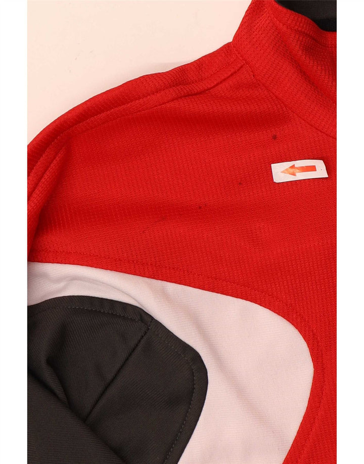 Asics Girls Tracksuit Top Jacket 13-14 Years Multicoloured Colourblock