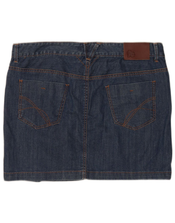 French Connection Womens Denim Skirt UK 14 Large W34 Blue Cotton
