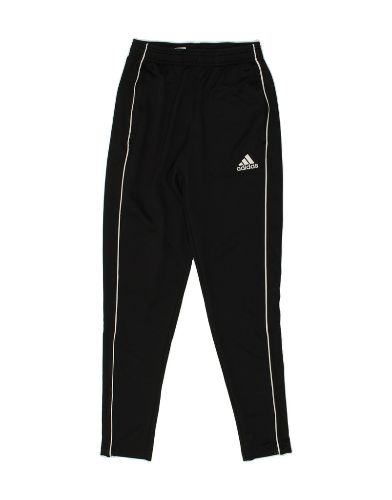 ADIDAS Mens Tracksuit Trousers Small Black Polyester | Vintage Adidas | Thrift | Second-Hand Adidas | Used Clothing | Messina Hembry 